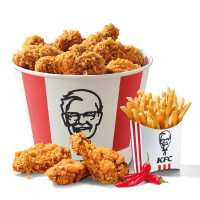 Hot & Spicy Bucket + Hranolky ZADARMO