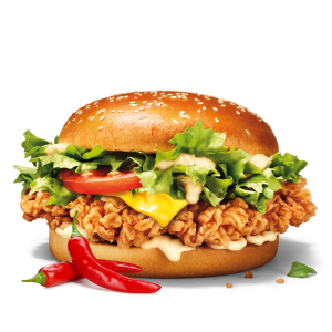 Hot Zinger Deluxe Burger